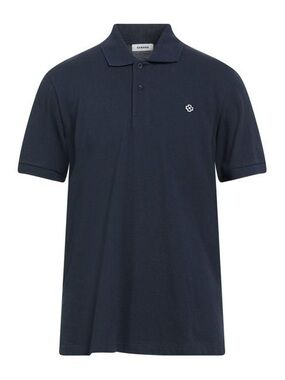 Sandro Dark Navy Cotton Polo with Contrasting Logo